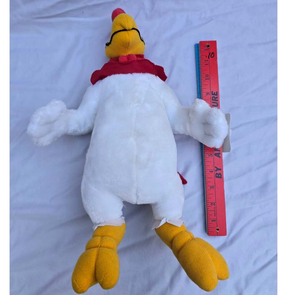 Vintage 1997 Ace Novelty Looney Tunes Foghorn Leghorn Plush Stuffed Rooster 12"
